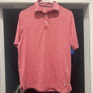 Men’s Pink and Grey Dri Fit Polo Shirt